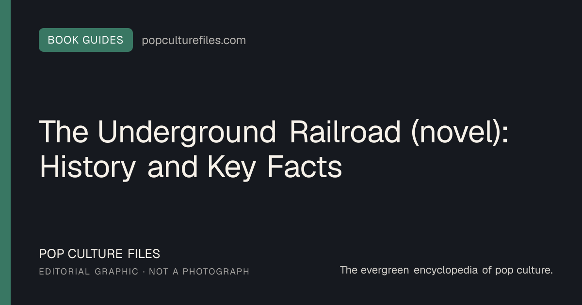Editorial graphic for: The Underground Railroad (novel): History and Key Facts