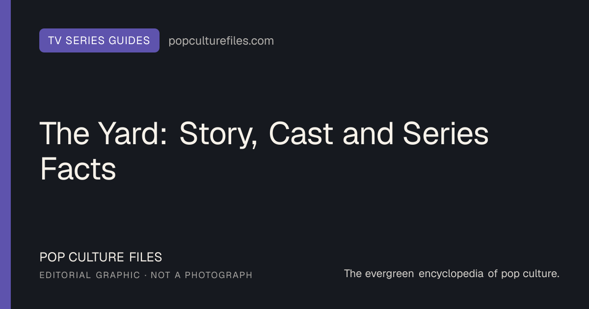 Editorial graphic for: The Yard: Story, Cast and Series Facts