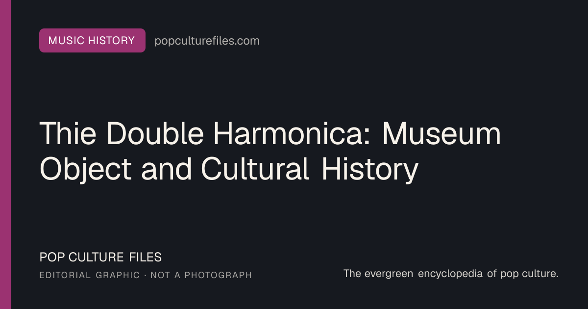 Editorial graphic for: Thie Double Harmonica: Museum Object and Cultural History