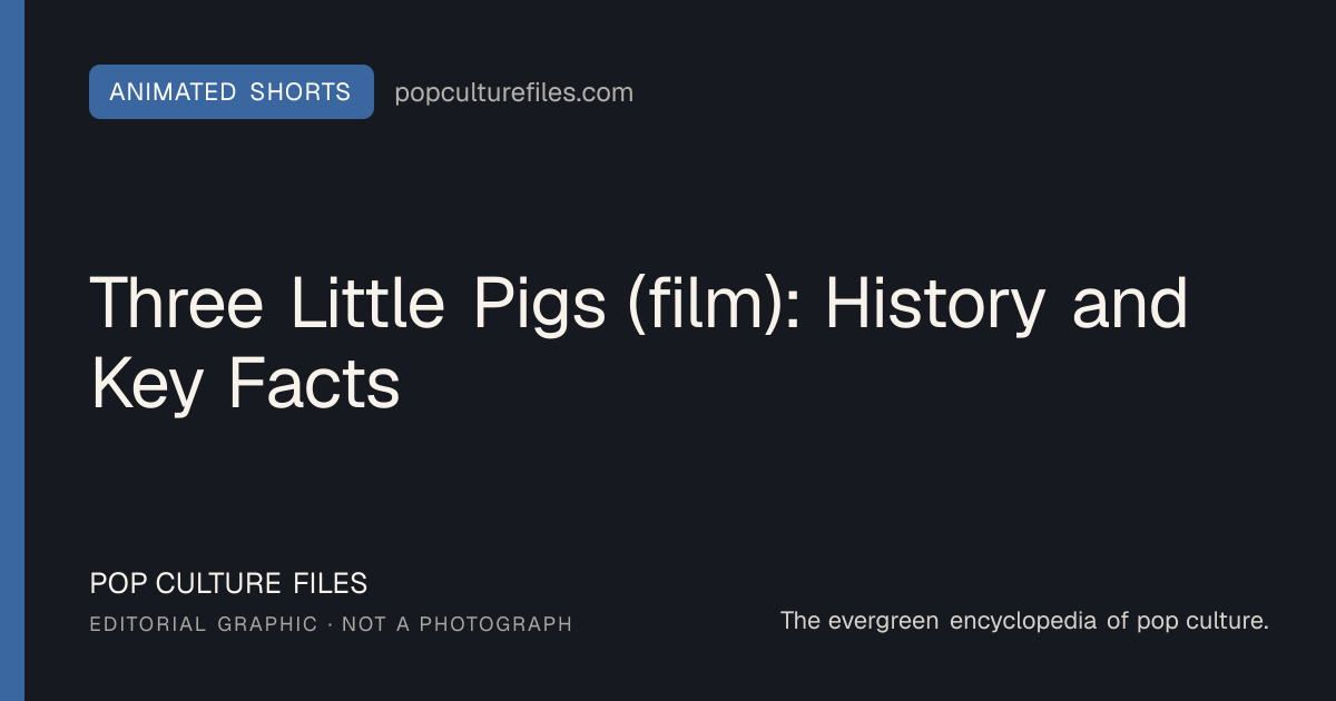 Editorial graphic for: Three Little Pigs (film): History and Key Facts