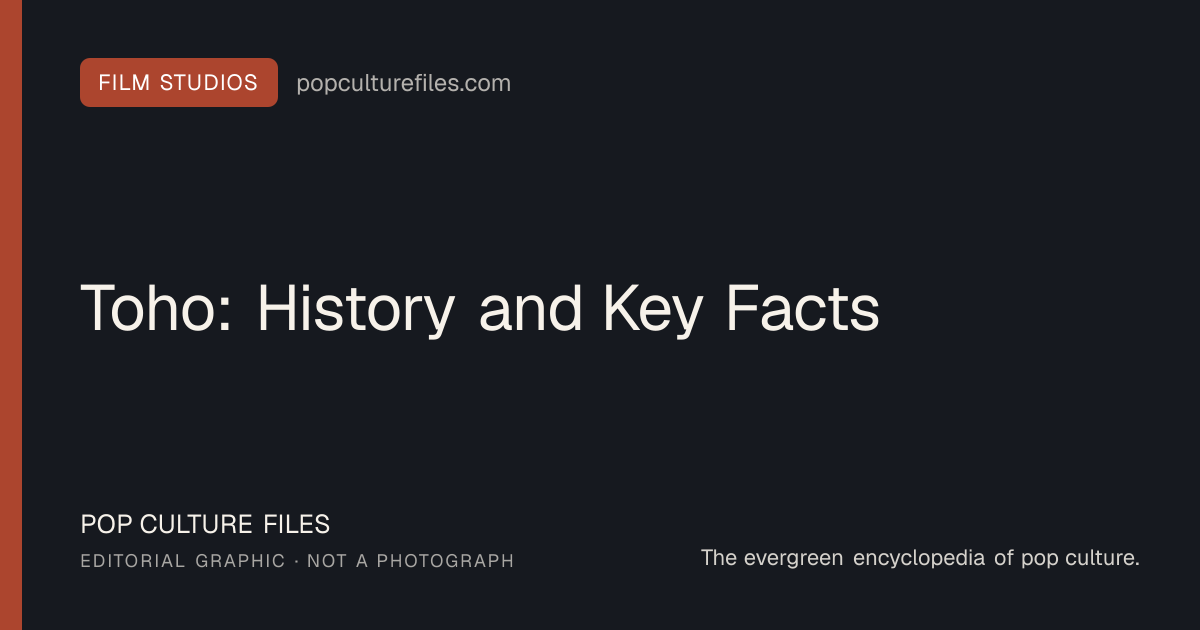 Editorial graphic for: Toho: History and Key Facts