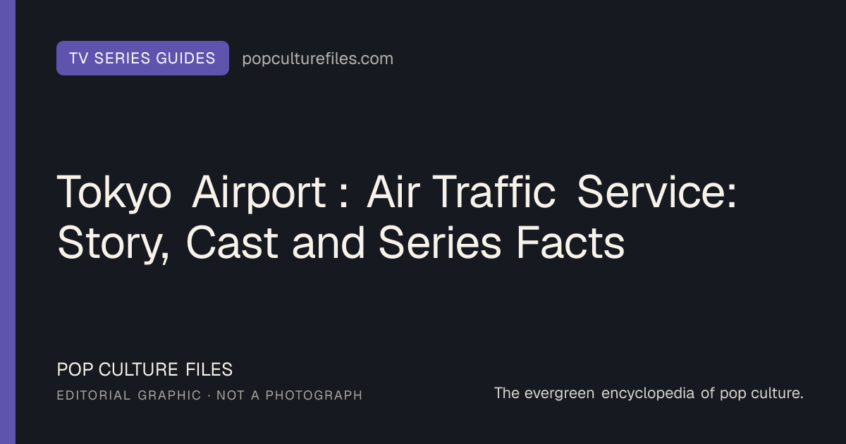 Editorial graphic for: Tokyo Airport : Air Traffic Service: Story, Cast and Series Facts
