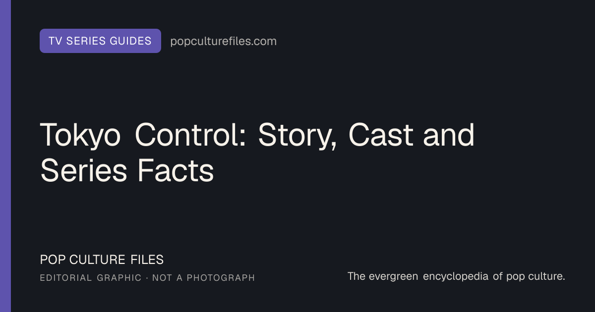 Editorial graphic for: Tokyo Control: Story, Cast and Series Facts