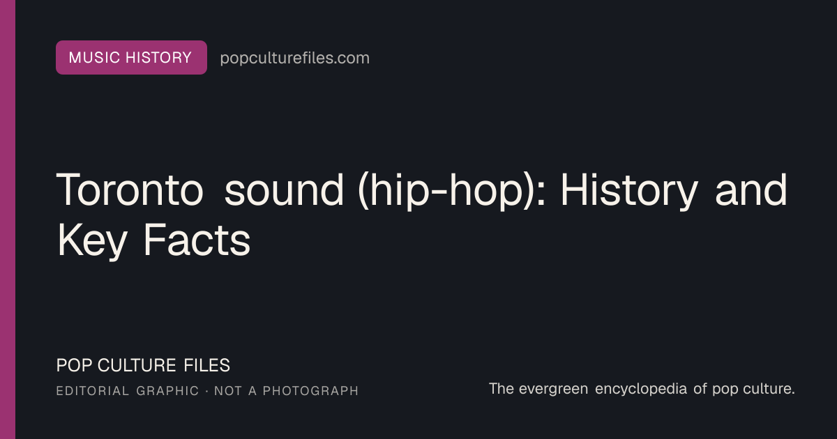 Editorial graphic for: Toronto sound (hip-hop): History and Key Facts