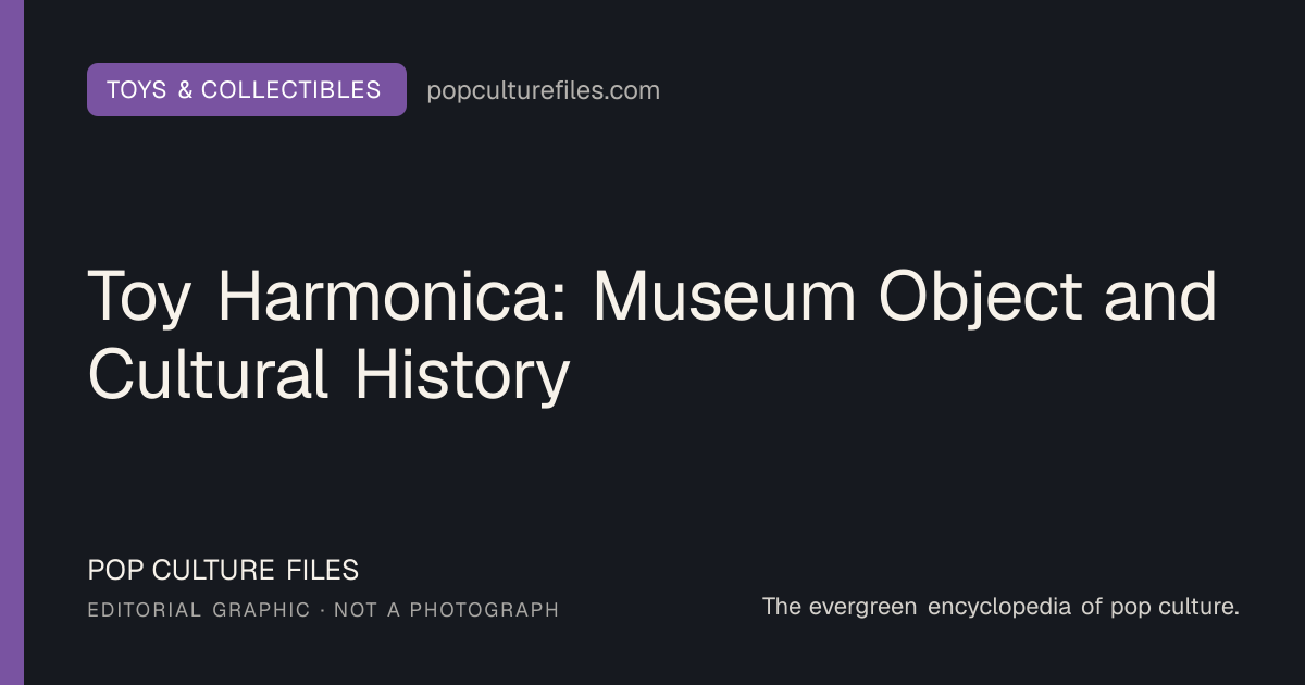 Editorial graphic for: Toy Harmonica: Museum Object and Cultural History
