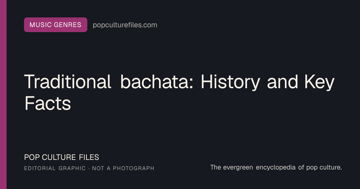 Editorial graphic for: Traditional bachata: History and Key Facts