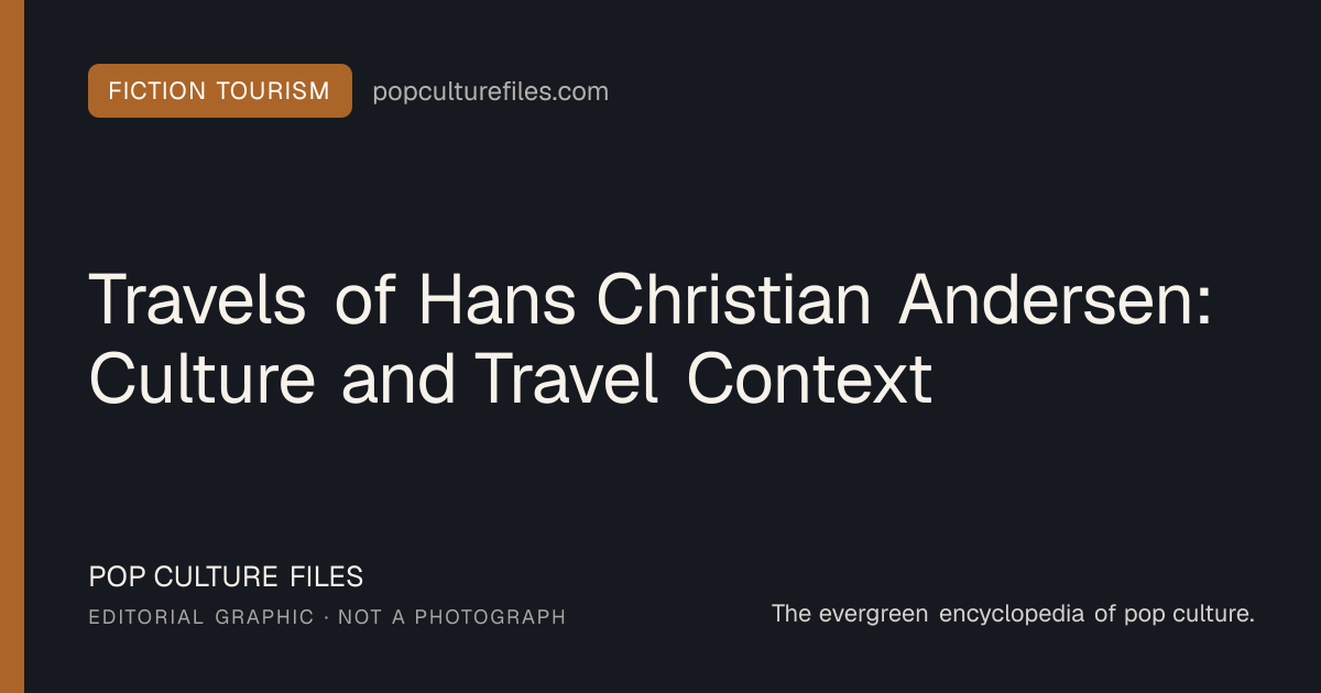 Editorial graphic for: Travels of Hans Christian Andersen: Culture and Travel Context