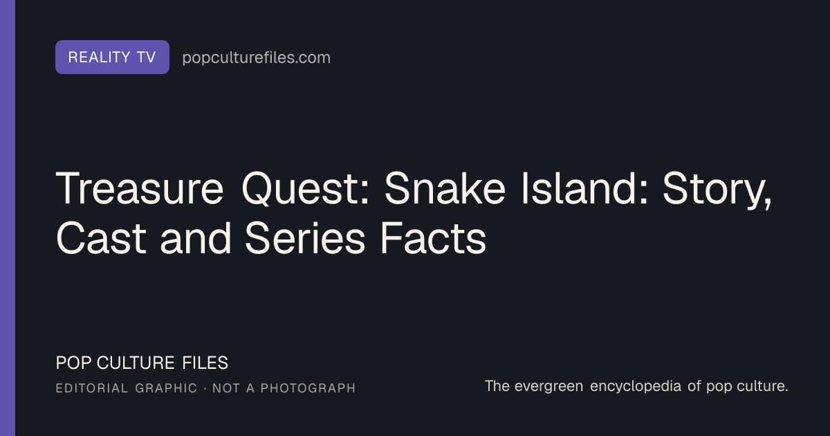 Editorial graphic for: Treasure Quest: Snake Island: Story, Cast and Series Facts