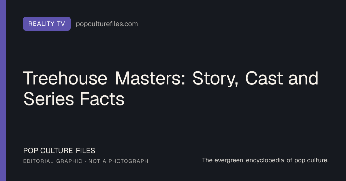Editorial graphic for: Treehouse Masters: Story, Cast and Series Facts