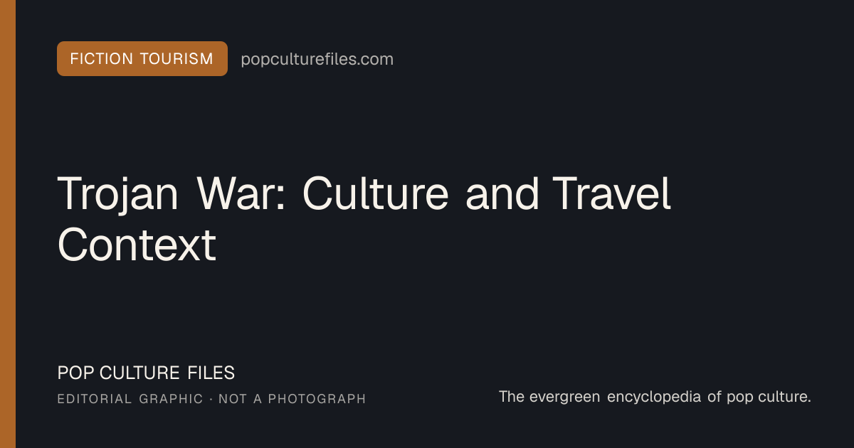 Editorial graphic for: Trojan War: Culture and Travel Context