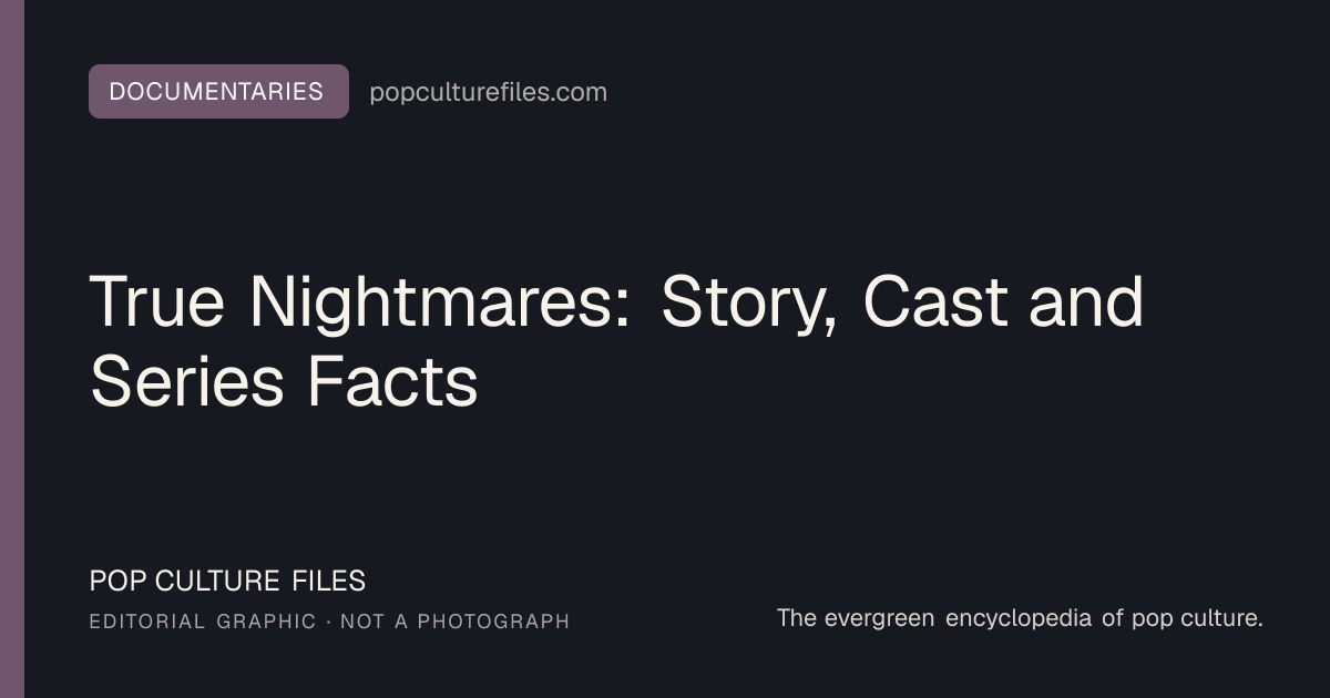 Editorial graphic for: True Nightmares: Story, Cast and Series Facts