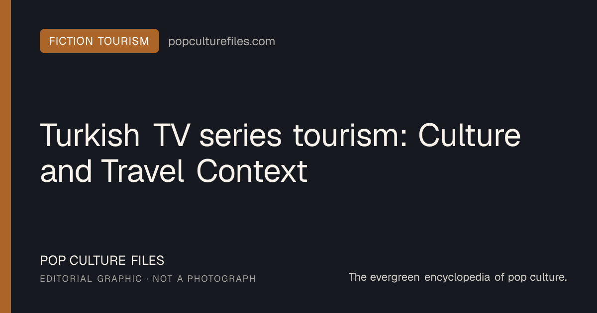 Editorial graphic for: Turkish TV series tourism: Culture and Travel Context