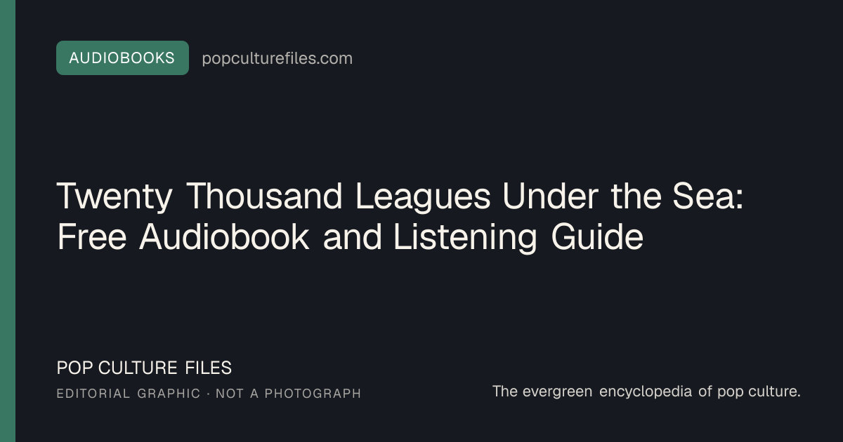 Editorial graphic for: Twenty Thousand Leagues Under the Sea: Free Audiobook and Listening Guide