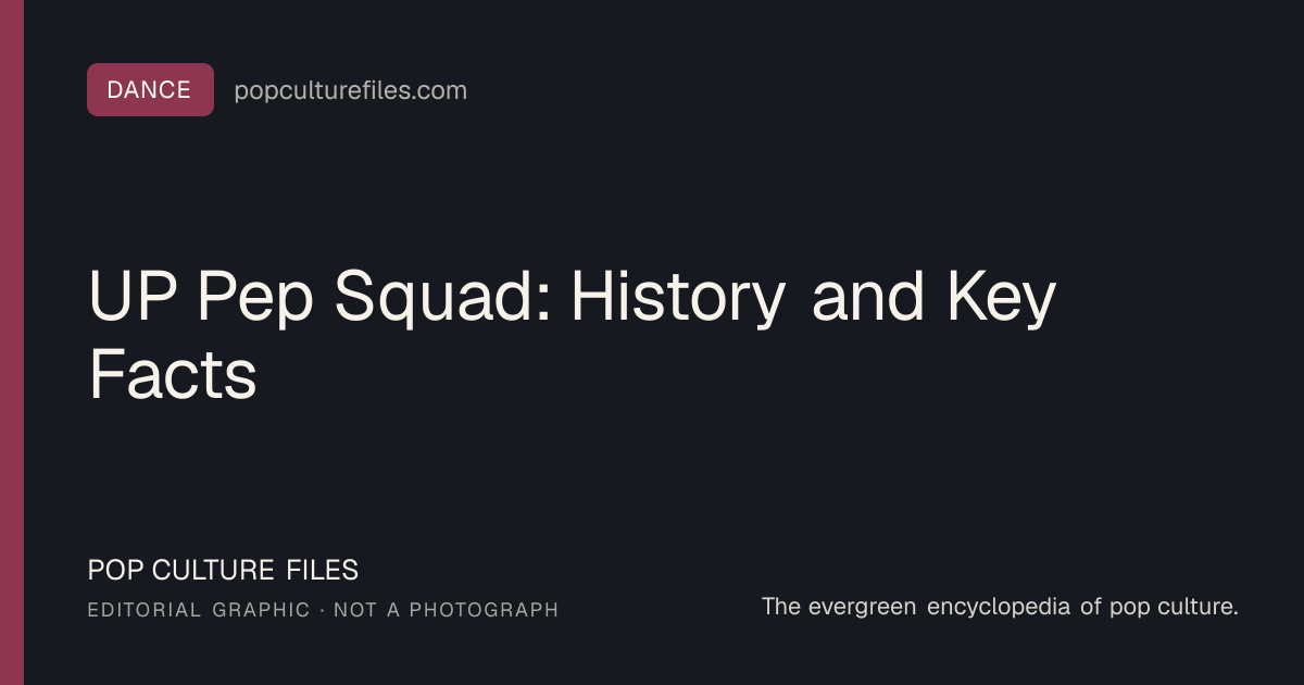 Editorial graphic for: UP Pep Squad: History and Key Facts