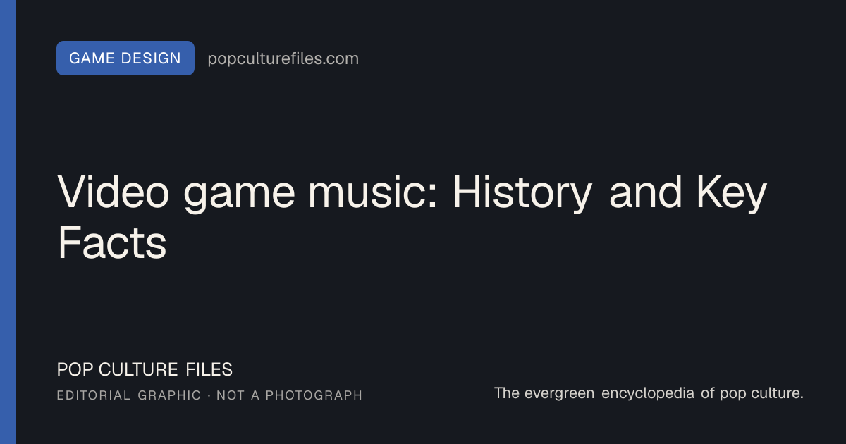 Editorial graphic for: Video game music: History and Key Facts