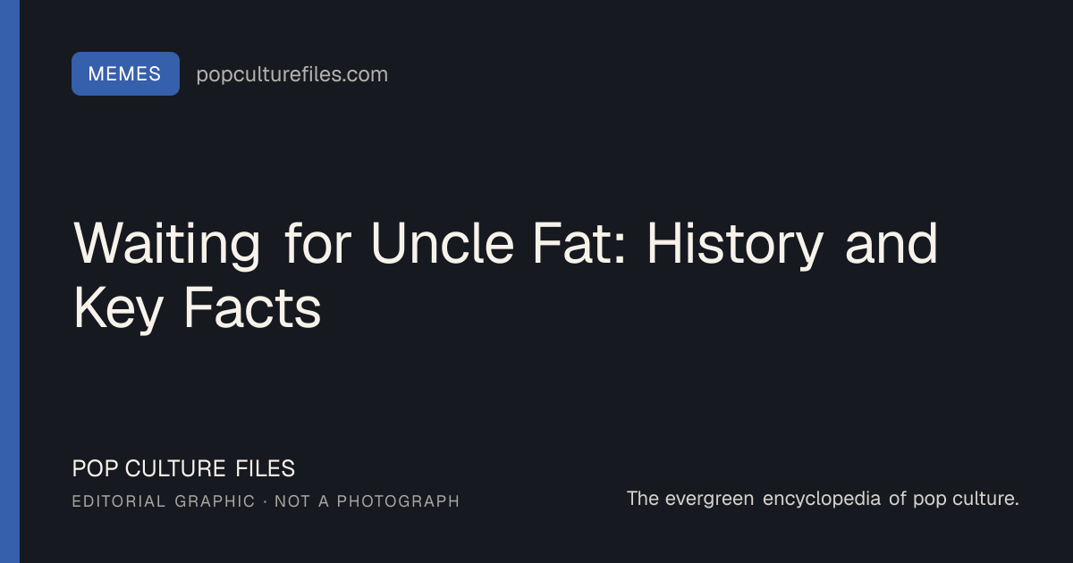 Editorial graphic for: Waiting for Uncle Fat: History and Key Facts