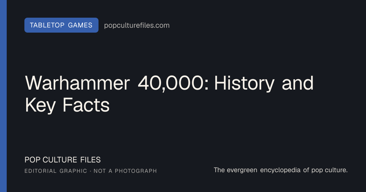 Editorial graphic for: Warhammer 40,000: History and Key Facts