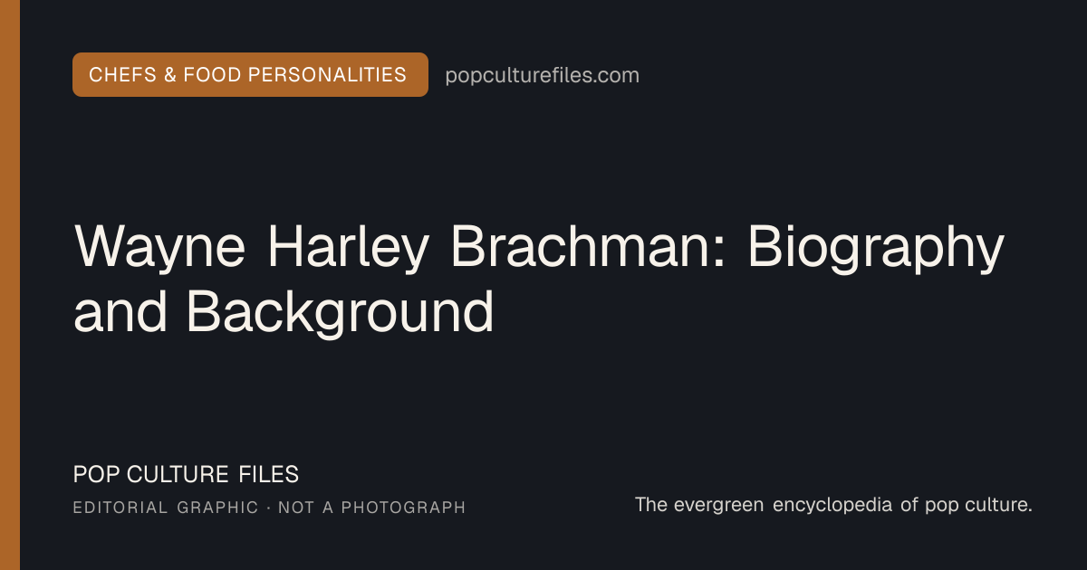 Editorial graphic for: Wayne Harley Brachman: Biography and Background