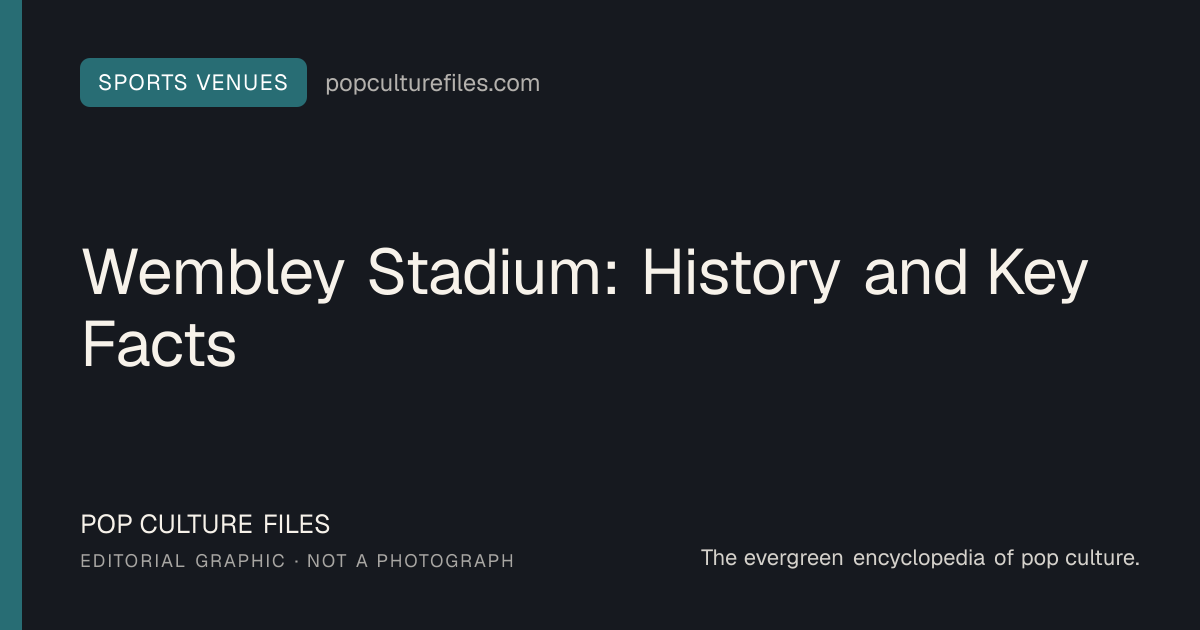 Editorial graphic for: Wembley Stadium: History and Key Facts
