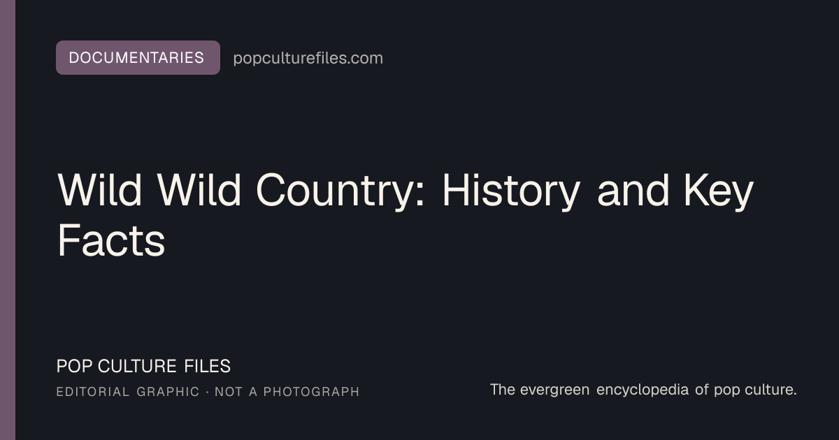 Editorial graphic for: Wild Wild Country: History and Key Facts
