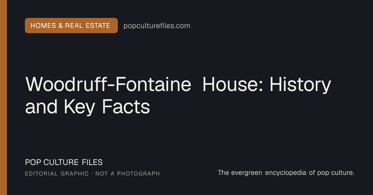 Editorial graphic for: Woodruff-Fontaine House: History and Key Facts
