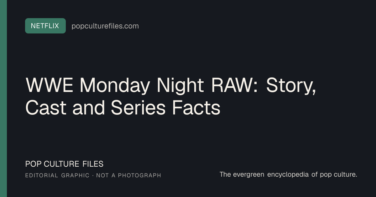Editorial graphic for: WWE Monday Night RAW: Story, Cast and Series Facts