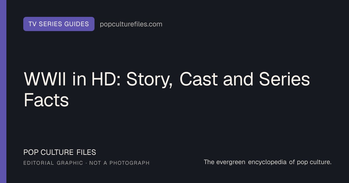 Editorial graphic for: WWII in HD: Story, Cast and Series Facts