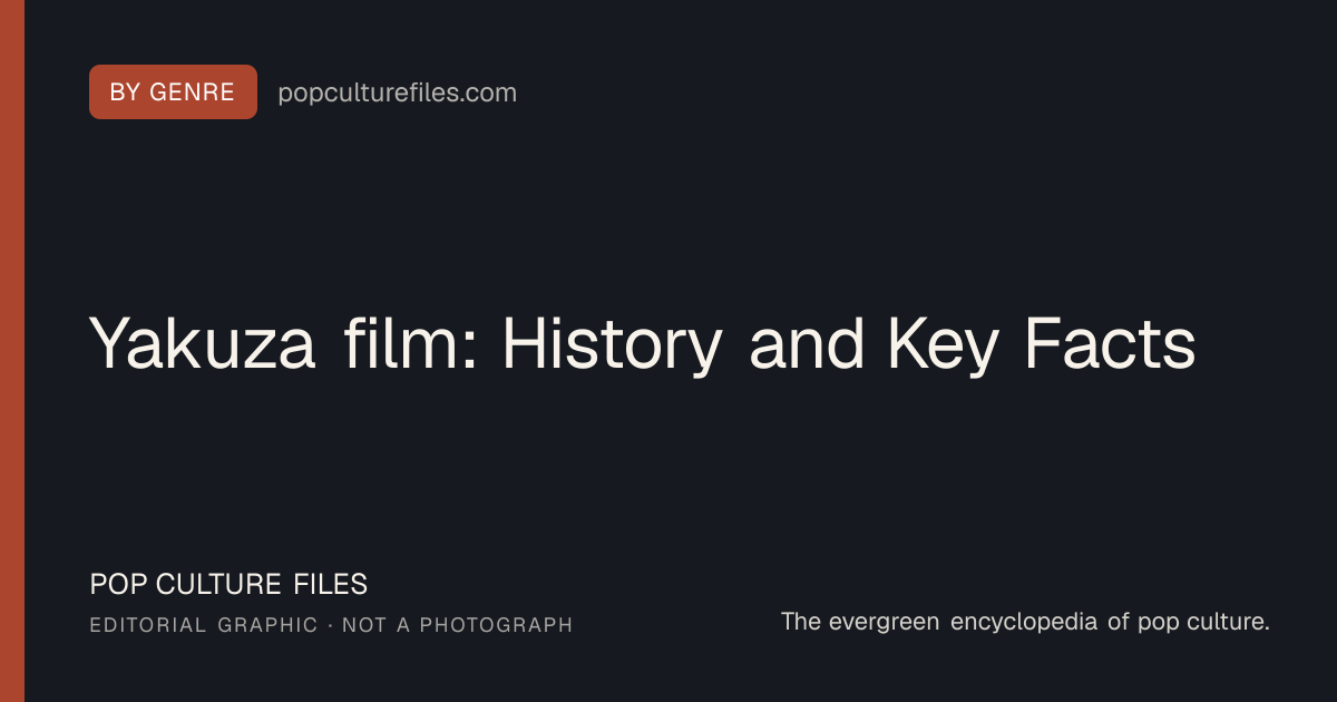 Editorial graphic for: Yakuza film: History and Key Facts