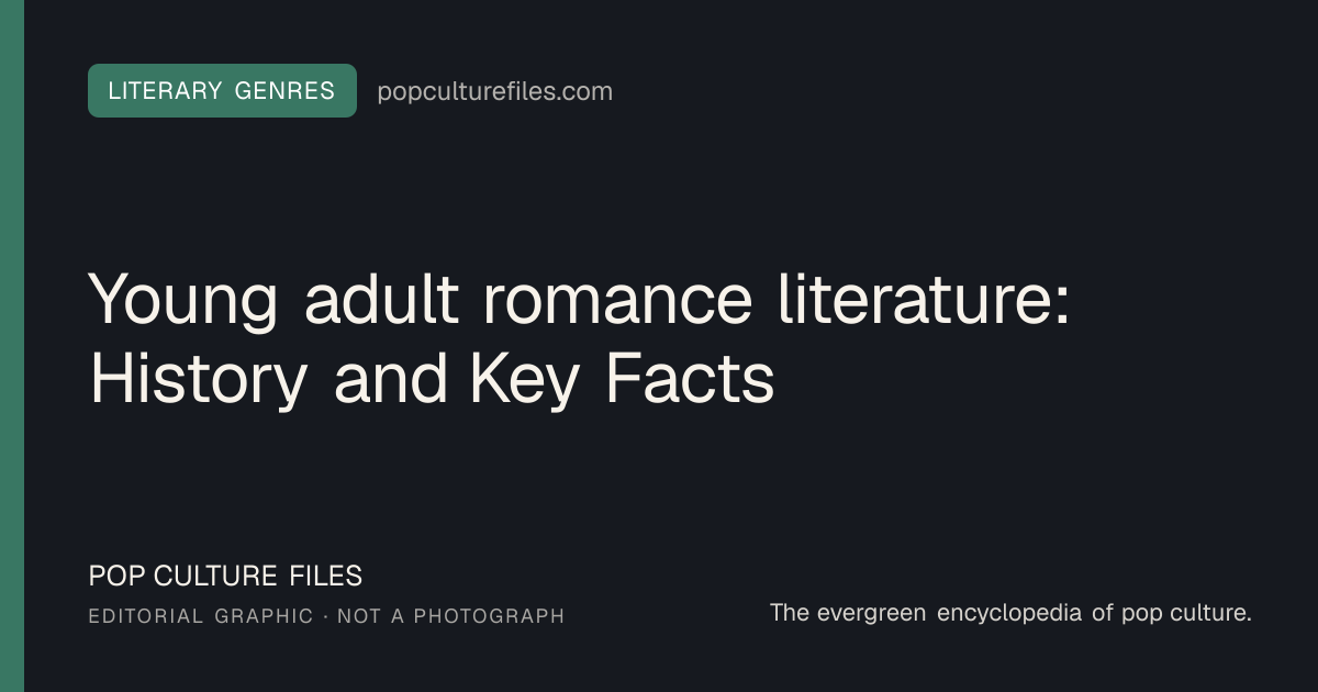 Editorial graphic for: Young adult romance literature: History and Key Facts