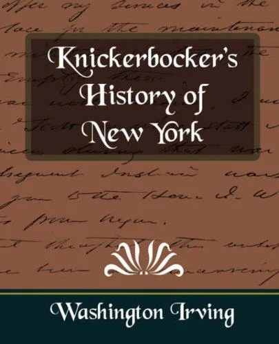 A history of New York book cover
