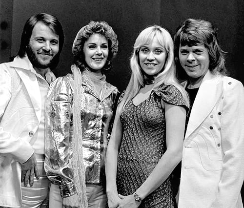ABBA in a public music image