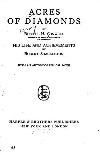 Acres of diamonds book cover