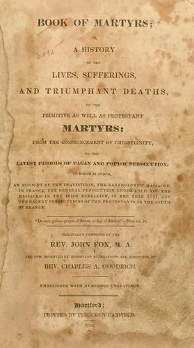 Actes and monuments book cover