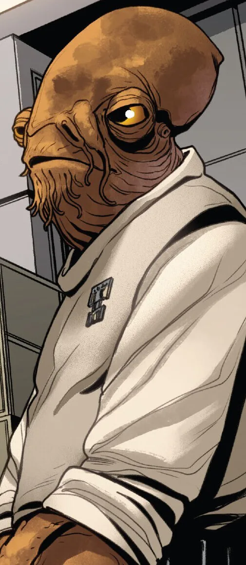 Admiral Ackbar comic character