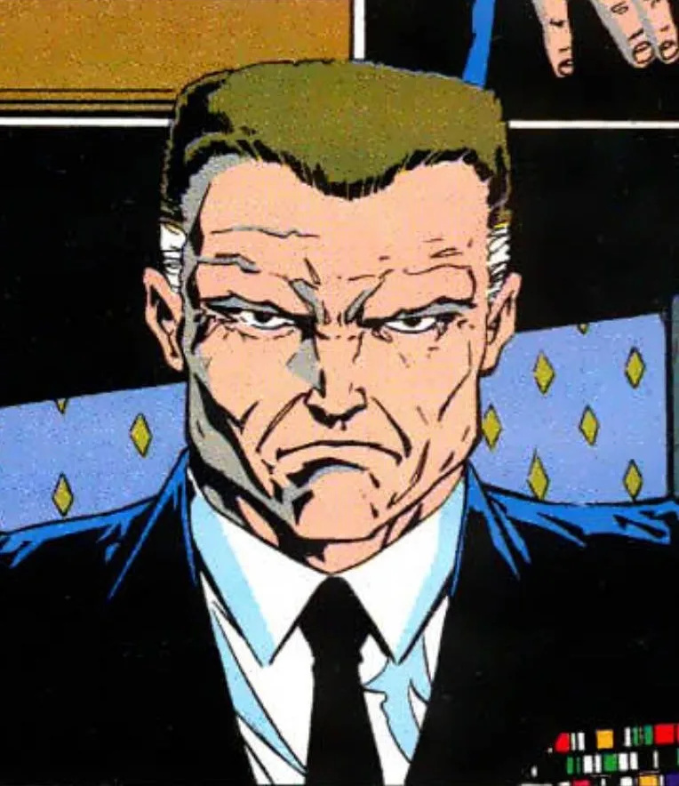 Admiral Strom comic character