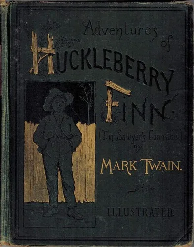 Adventures of Huckleberry Finn book cover