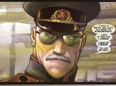 Alexei Brusilov comic character