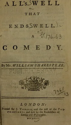 All's Well That Ends Well book cover