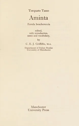 Aminta, favola boschereccia book cover