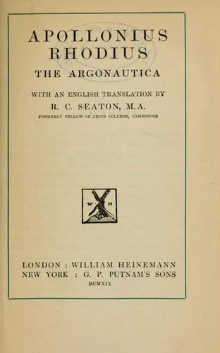 Apollonius Rhodius book cover