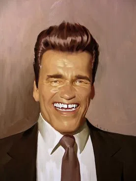 Arnold Schwarzenegger comic character