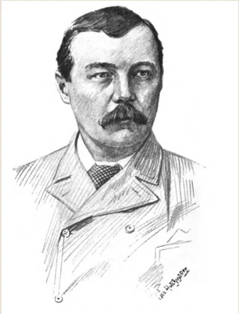 Arthur Conan Doyle comic character