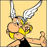 Asterix comic character