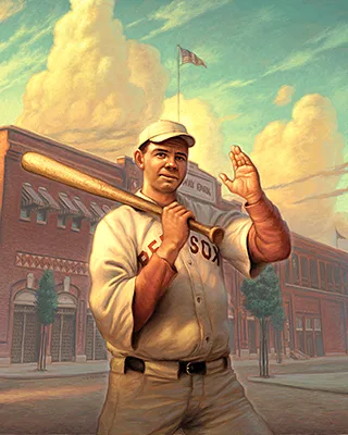 Babe Ruth comic character