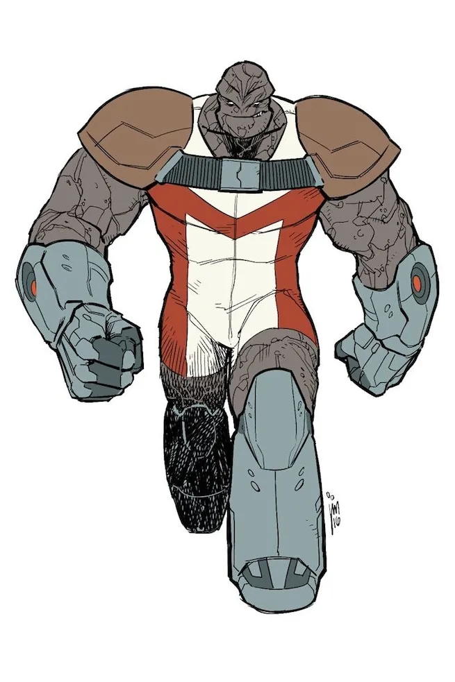 Badrock comic character
