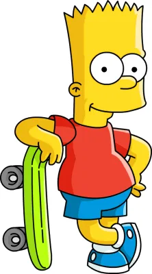 Bart Simpson comic character