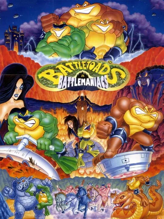 Battletoads In Battlemaniacs cover art