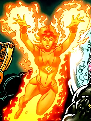 Beauty Blaze comic character