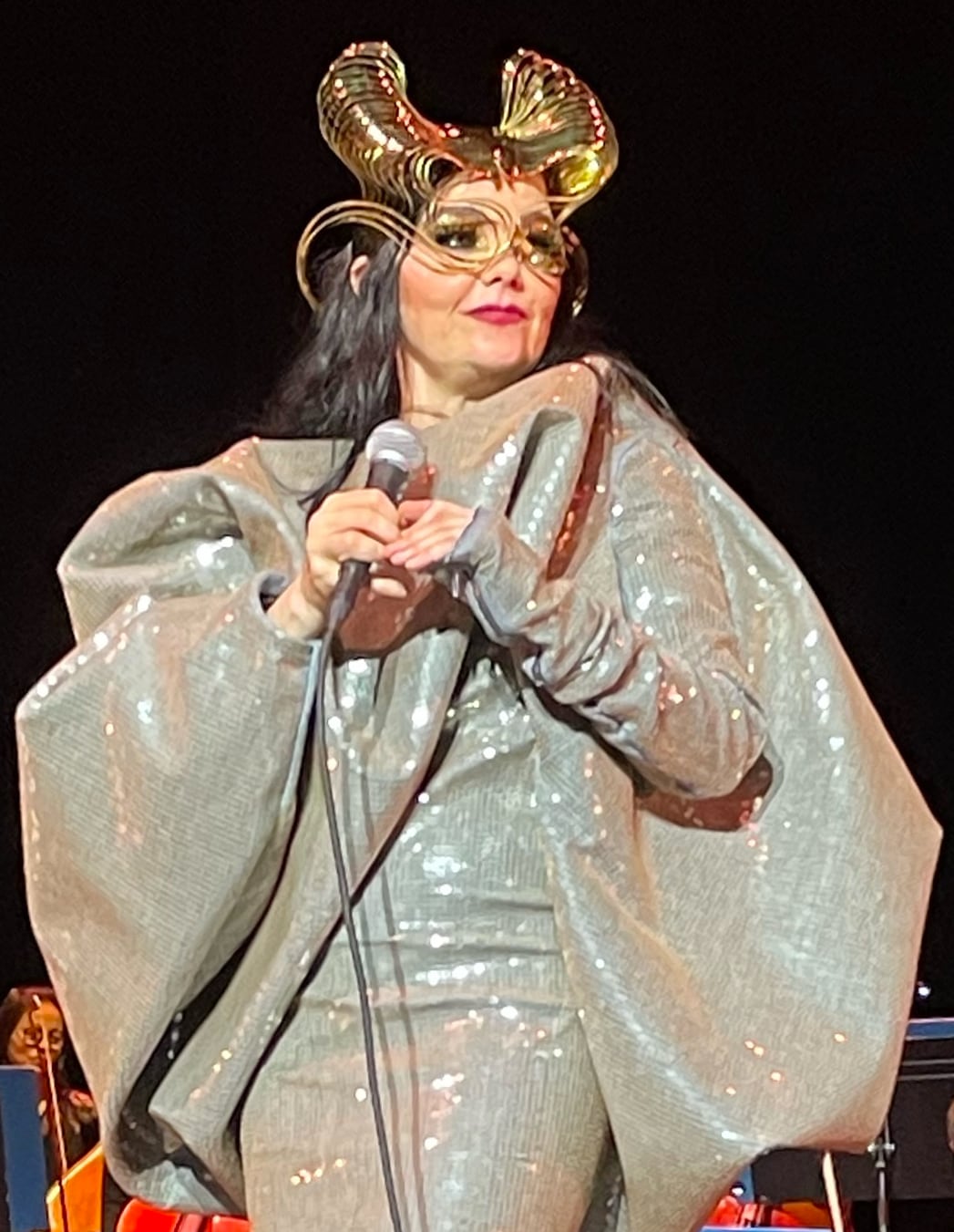 Bjork swan dress reference image
