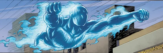 Blue Flame comic character